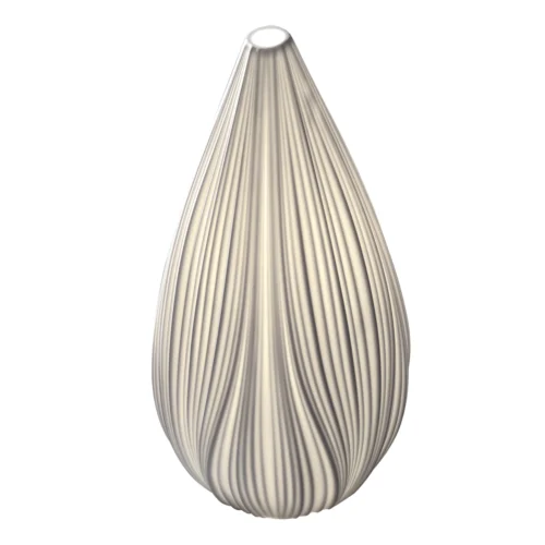 Lampada H. 32 cm in porcellana
