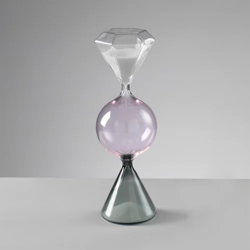 Clessidra tripla 10 minuti H. 24 cm