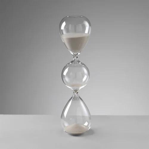 Clessidra tripla 30 minuti H. 33 cm