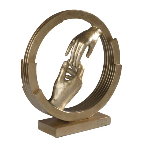 Figura mani in resina
