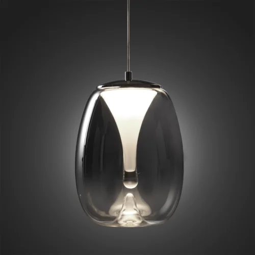 Lampadario LED in vetro
