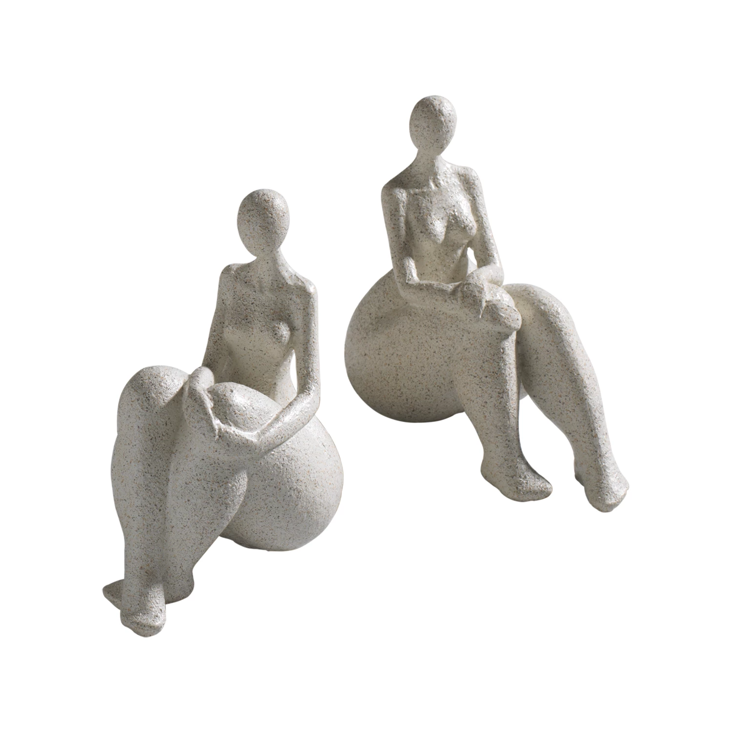 Set 2 figure in resina