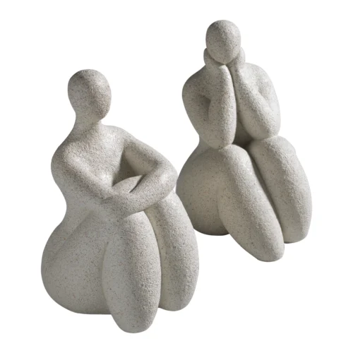 Set 2 figure in resina