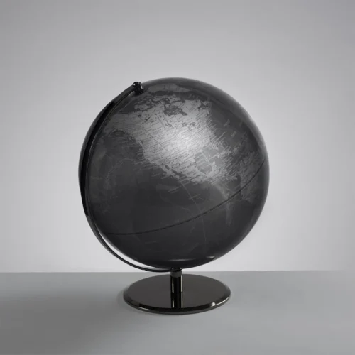 Mappamondo ⌀ 30 cm con base in metallo
