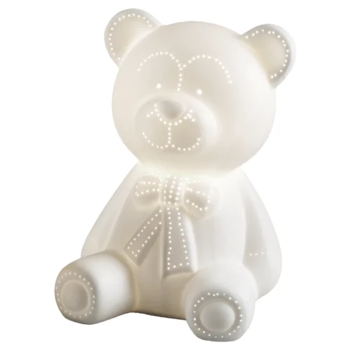 Lampada orso in porcellana